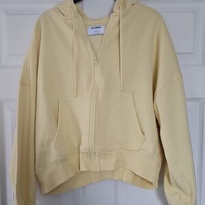 Old Navy Yellow Zip-Up Hoodie